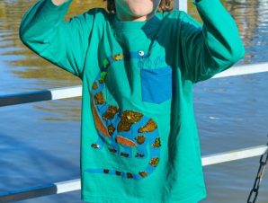 Παιδική Μακρυμάνικη Μπλούζα για Αγόρια Πράσινη Στρουθοκάμηλος – ΠΡΑΣΙΝΟ