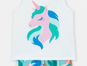 Παιδικό Σετ για Κορίτσια Multicolour Unicorn – ΛΕΥΚΟ